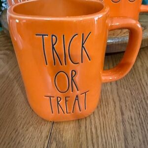 Rae Dunn Trick or Treat Orange Mug